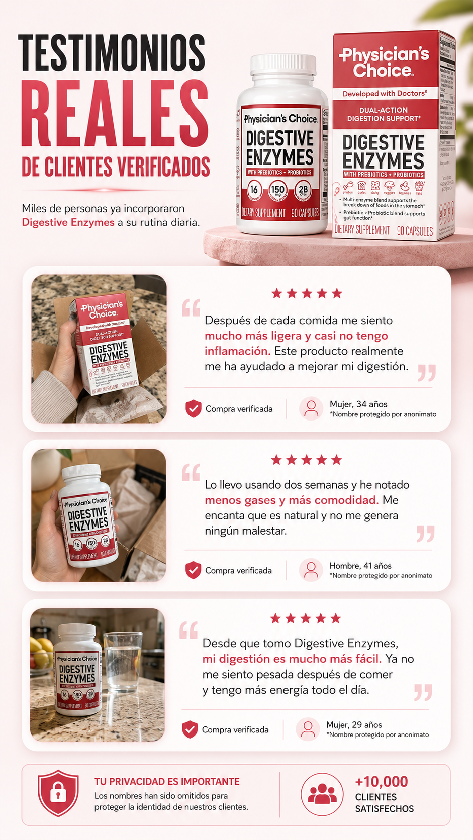 Digestive Enzymes - Physician´s Choice