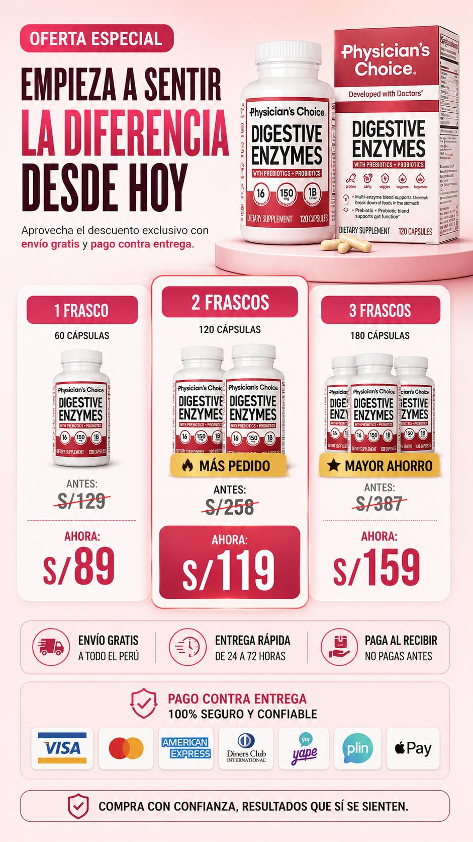 Digestive Enzymes - Physician´s Choice