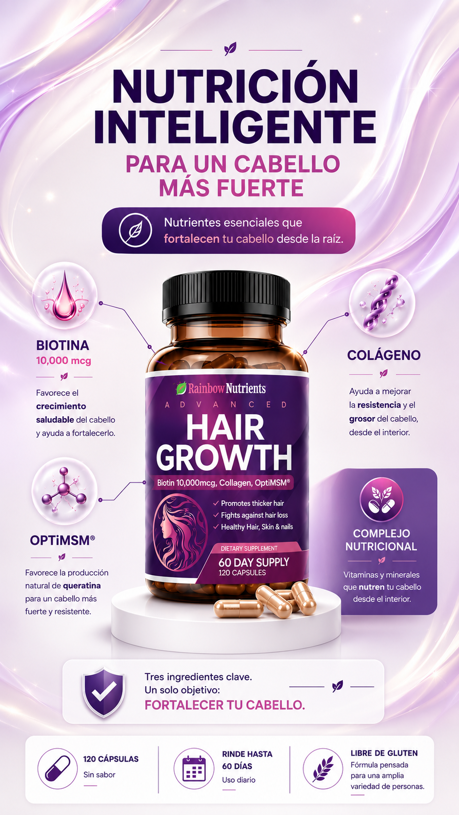 Hair Growth - Rainbow Nutrients