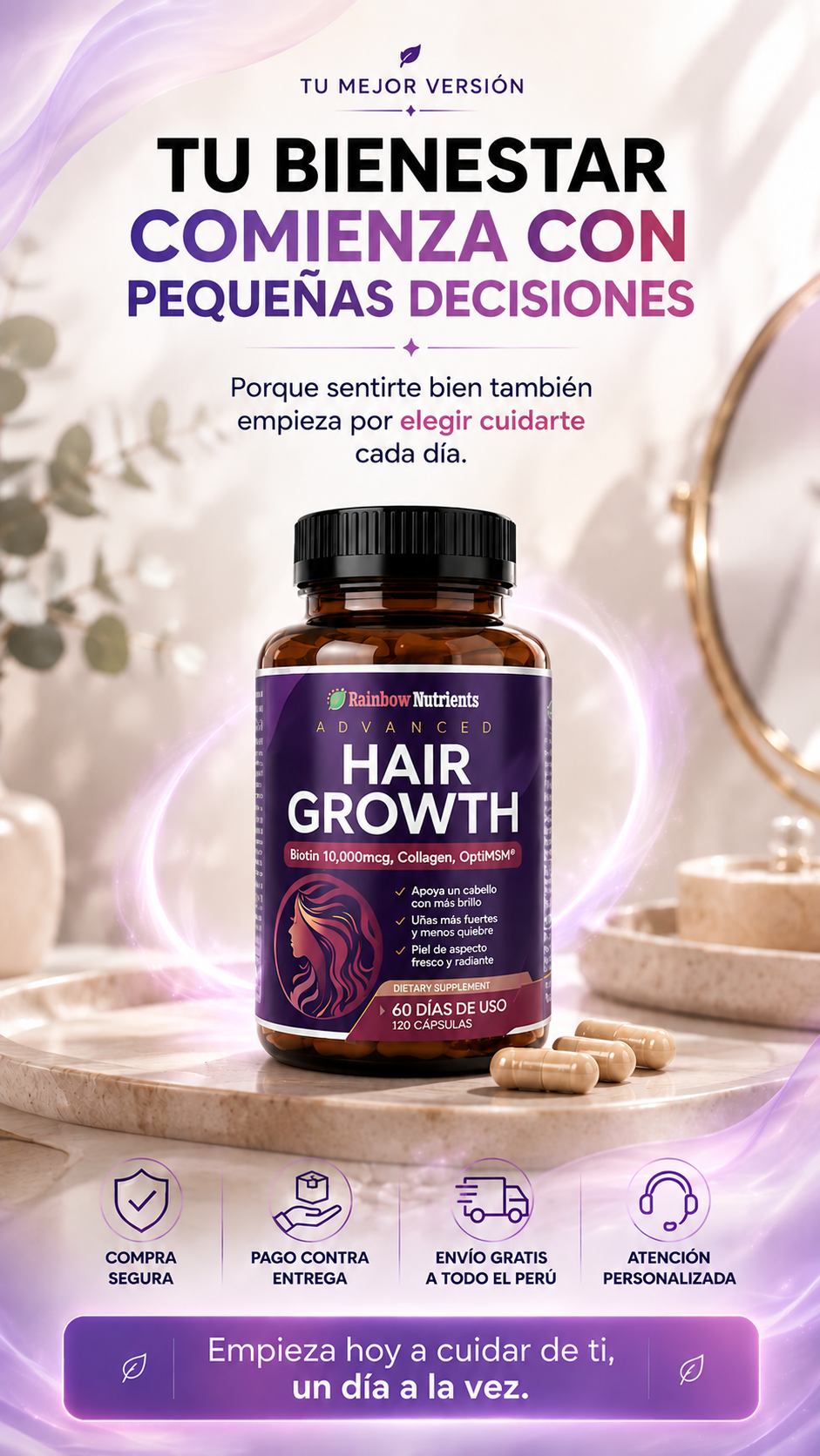 Hair Growth - Rainbow Nutrients