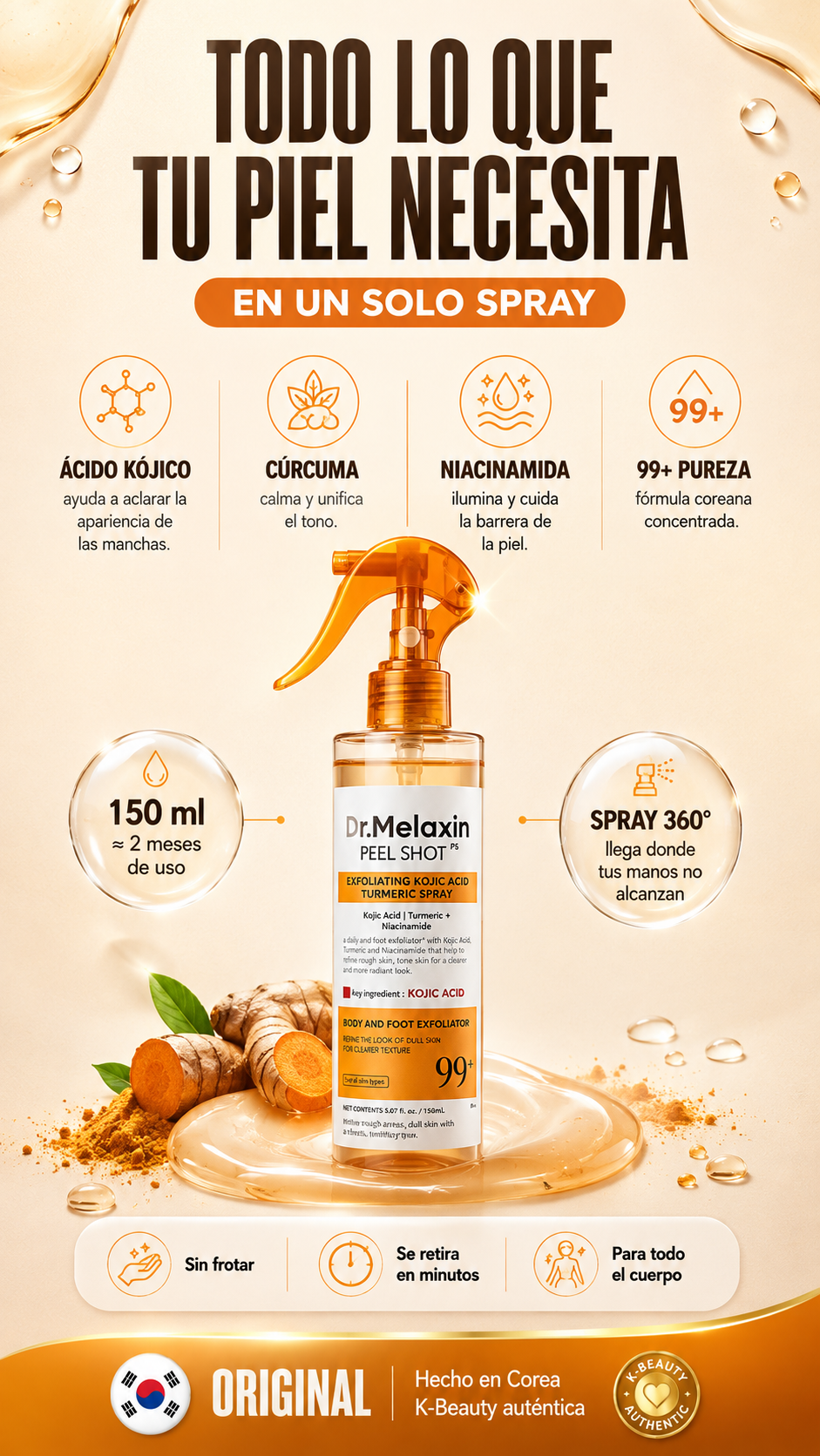 Peel Shot Exfoliating Kojic Acid - Dr. Melaxin